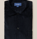 Eton corduroy over-shirt d. blauw
