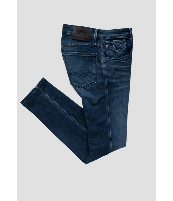 Replay hyperflex anbass jeans m914.000.353 260 m. blauw