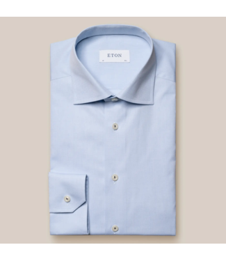 Eton dress-shirt  l. blauw sf