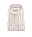 John Miller dress-shirt streep beige / wit TF