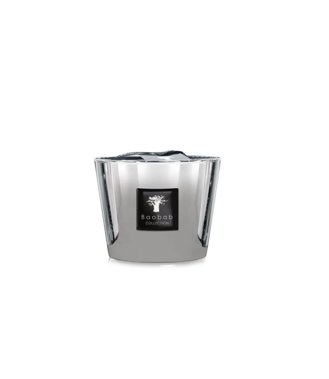 Baobab candles cyprium / platinum  les exclusives 10 cm