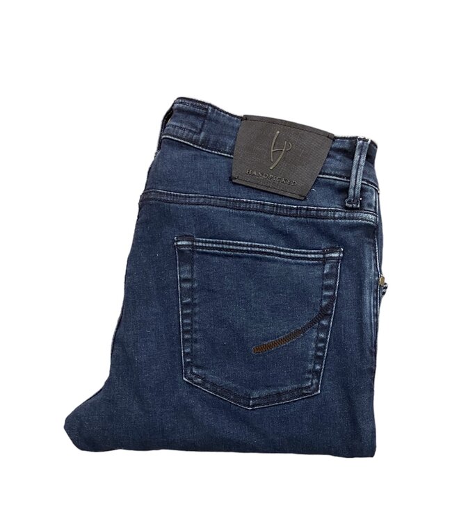 Handpicked jeans orvieto d. blauw