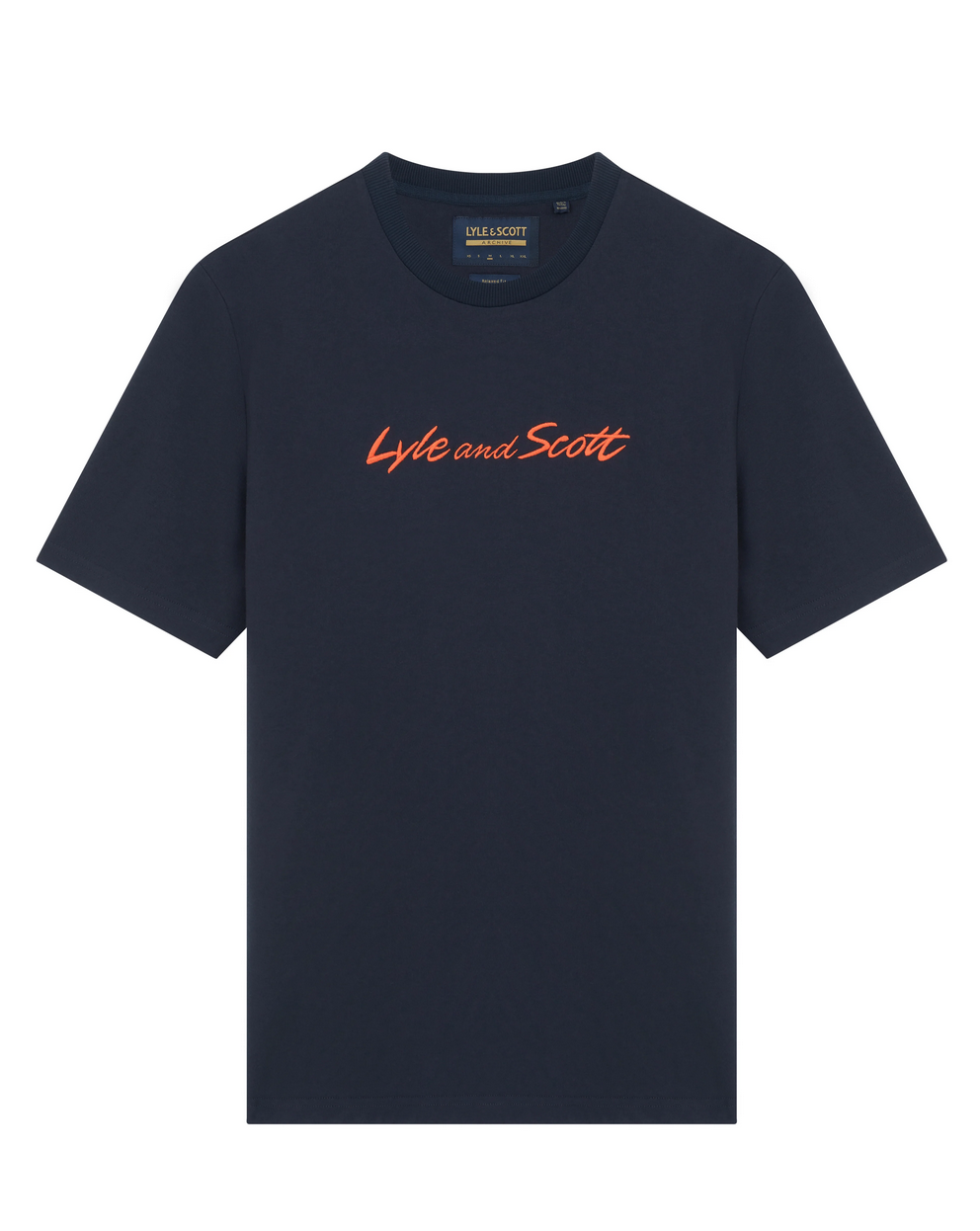The Orange Lyle Scott T shirt tekst d. blauw The Orange