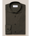 Eton dress-shirt stretch d. groen