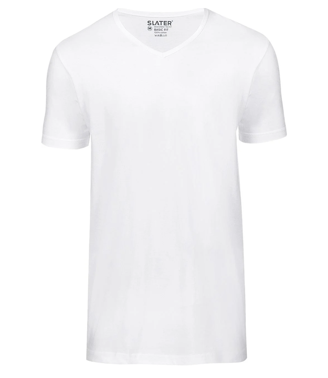 slater t-shirt basic fit 2-pack V-neck