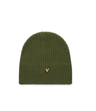 beanie rib knitted olijf