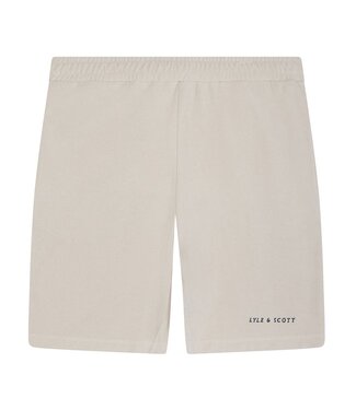 Lyle & Scott badstof short beige