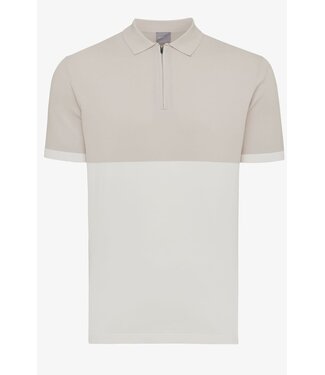 Gentiluomo cool dry polo-shirt beige / off white