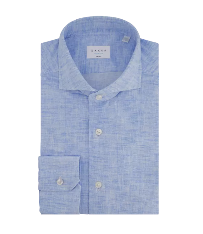 XACUS linnen shirt l. blauw