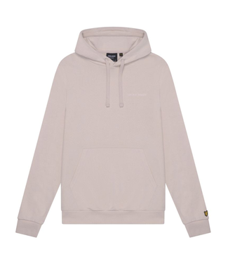 Lyle & Scott logo hoodie over-sized beige