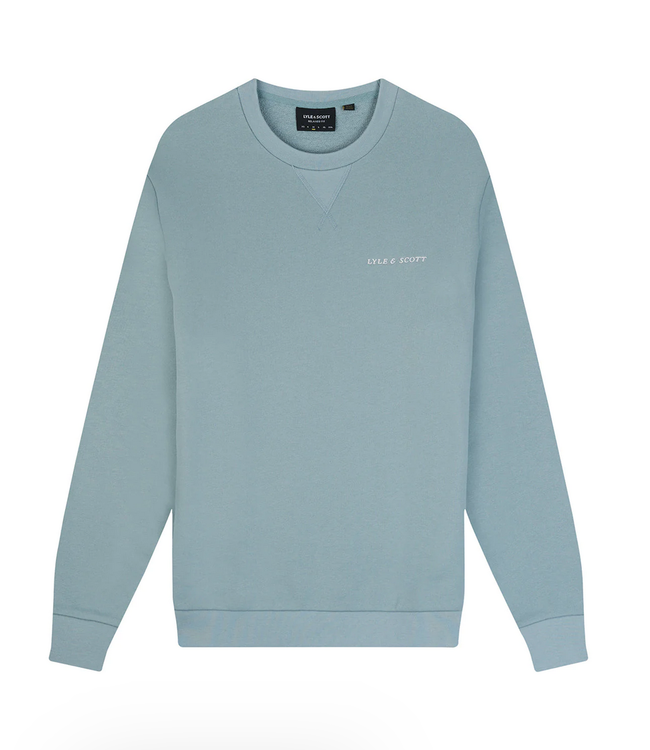 Lyle & Scott sweater over-sized slate blue / l. blauw