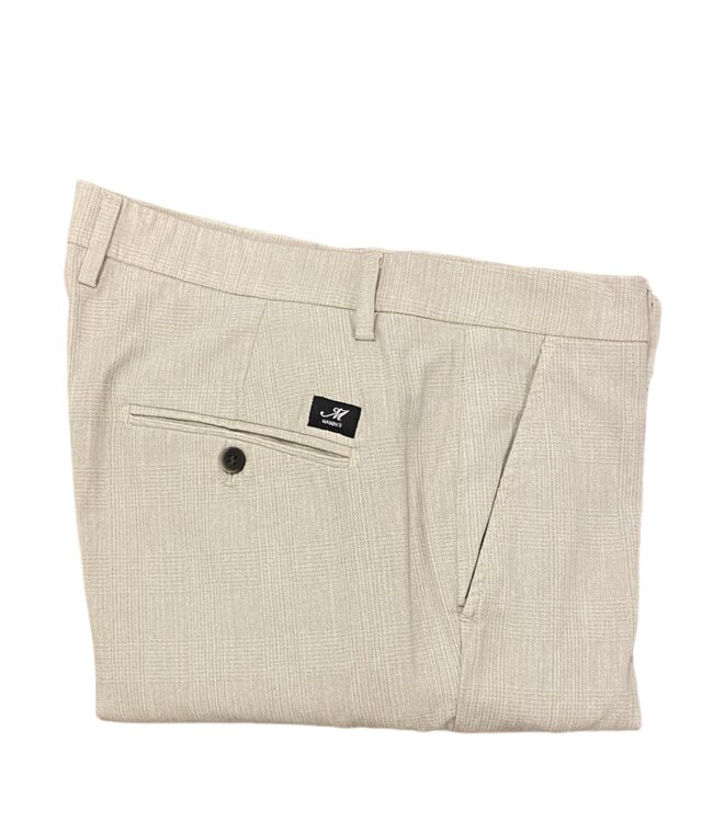 Mason's chino ruit beige