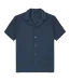 Wahts linnen tanner shirt d. blauw