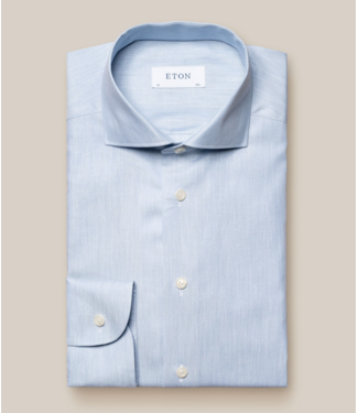 Eton dress-shirt l. blauw