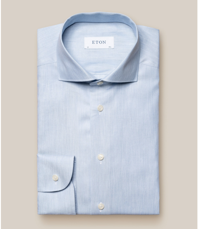 Eton dress-shirt l. blauw