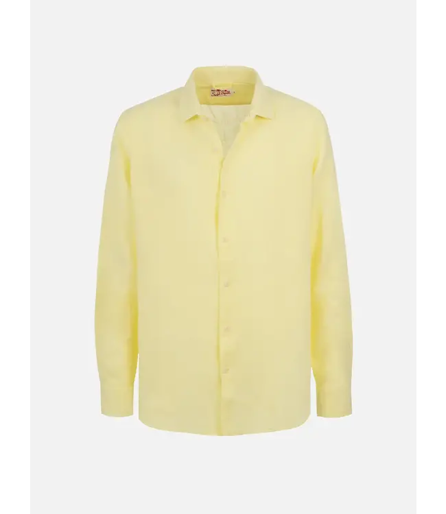 MC2 Saint Barth pamplona linnen shirt geel