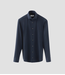 Eton four way stretch shirt d. blauw sf