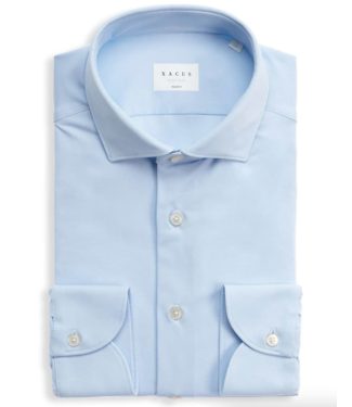 XACUS active 3D stretch shirt l. blauw