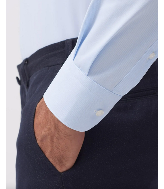 XACUS active 3D stretch shirt l. blauw