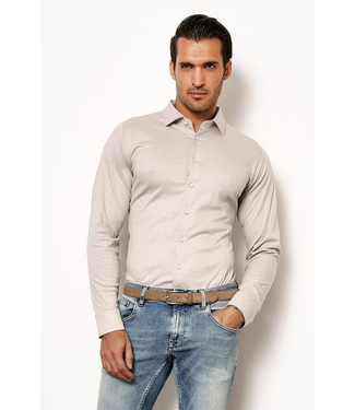 Desoto stretch jersey shirt beige