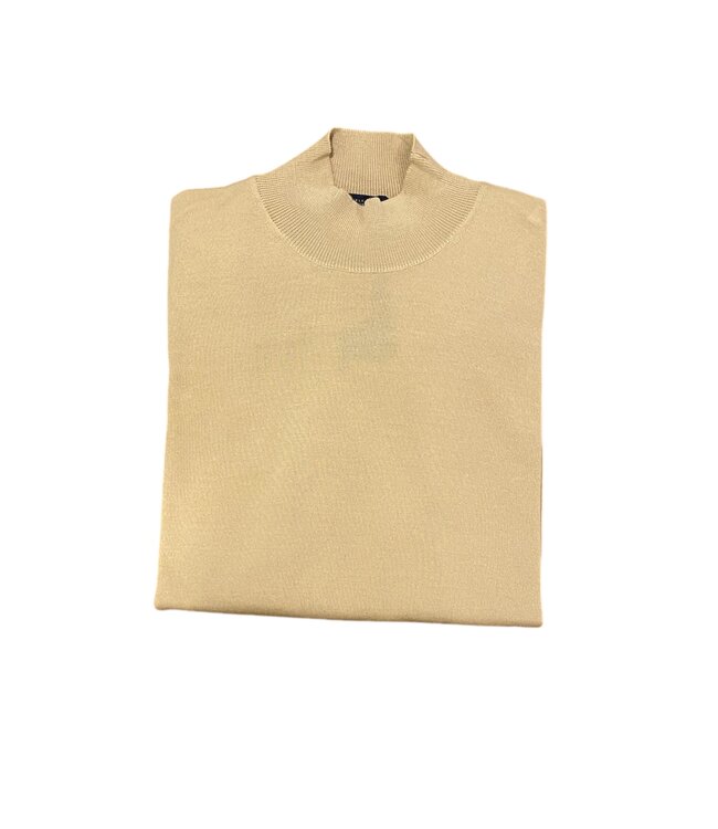 DANIELE FIESOLI merino turtle trui camel
