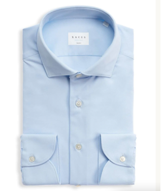 XACUS stretch 3D shirt l. blauw