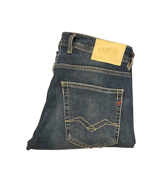 Replay jeans grover m. blauw