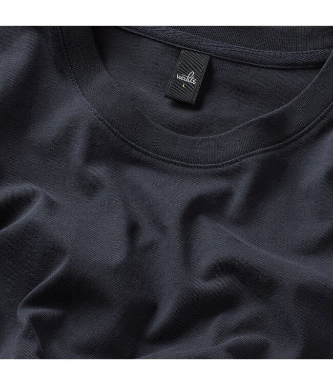 Wahts berkley jersey T-shirt d. blauw