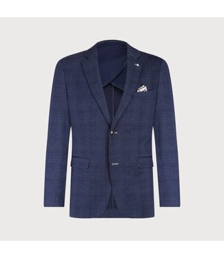 Blue Industry colbert ruit blauw m9