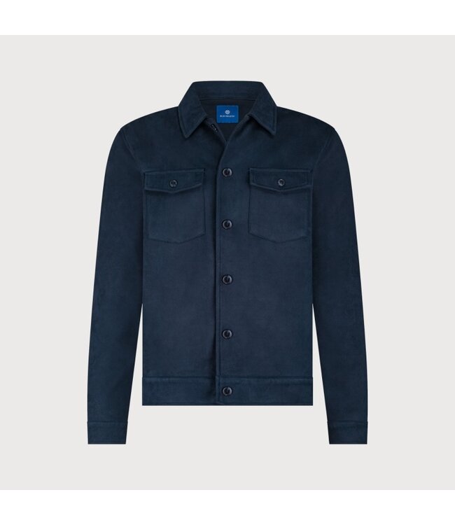 Blue Industry suede look  jack blauw m42