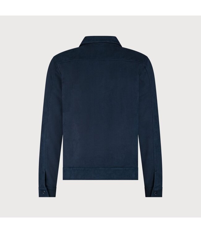 Blue Industry suede look  jack blauw m42