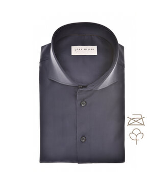 John Miller hyper stretch shirt sf d. blauw