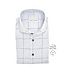 John Miller dress-shirt tf l. blauw ruit