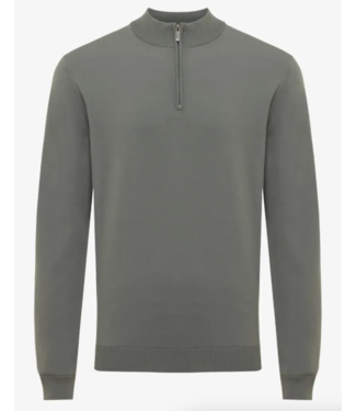 Gentiluomo cool dry turtle trui rits d. grijs