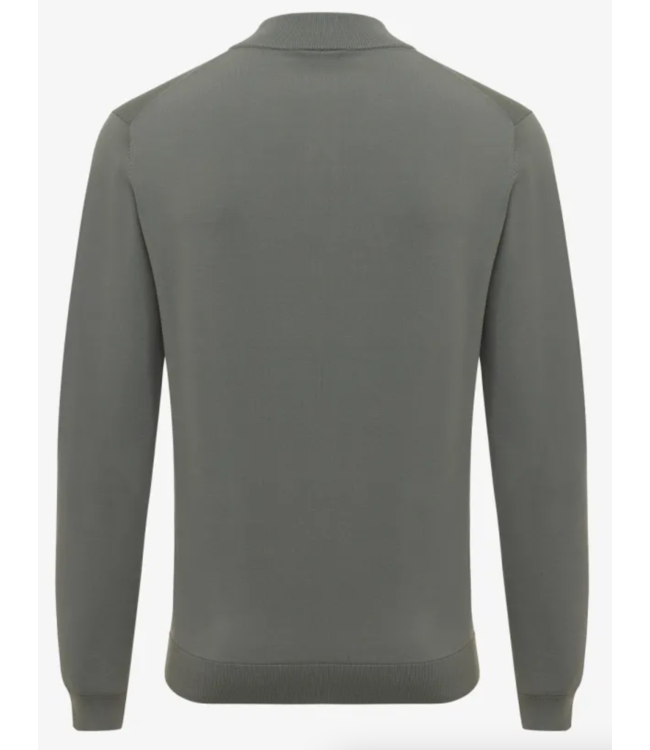 Gentiluomo cool dry turtle trui rits d. grijs k3093-260
