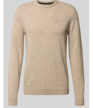 Barbour trui essential tisbury crew beige