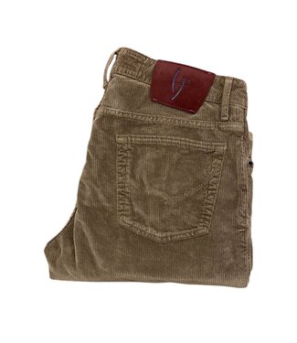 Handpicked rib jeans ravello bruin