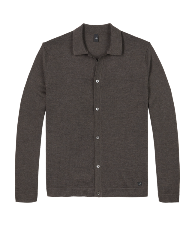Wahts pearson merino vest knopen d. bruin k.652.emc.0225