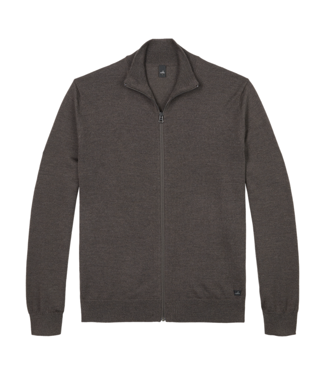 Wahts pratt merino vest d. bruin k.676.emfp.0225