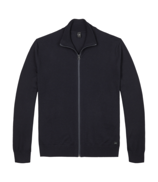 Wahts pratt merino vest d. blauw