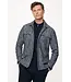 Gentiluomo over-shirt treviso d. blauw ruit s3178-616
