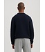 Dstrezzed trui rib rond stef d. blauw