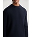Dstrezzed trui rib rond stef d. blauw