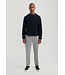 Dstrezzed trui rib rond stef d. blauw