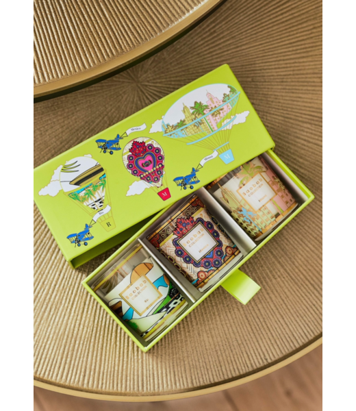 Baobab trio travel kaars set rio-mexico-miami