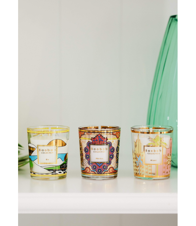 Baobab trio travel kaars set rio-mexico-miami