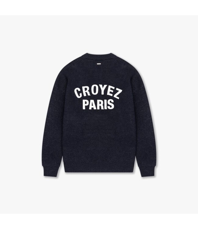 Croyez paris knit sweater d. blauw