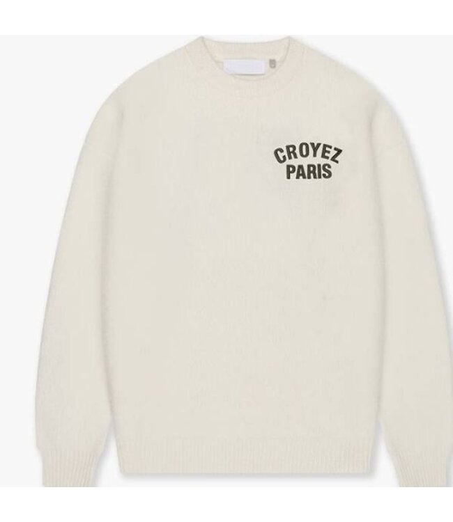 paris knit sweater off white