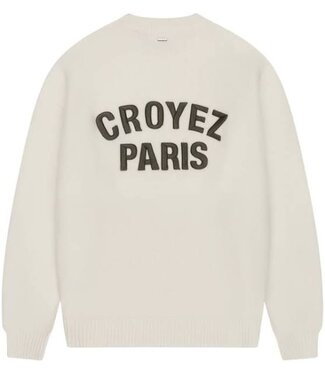 Croyez paris knit sweater off white