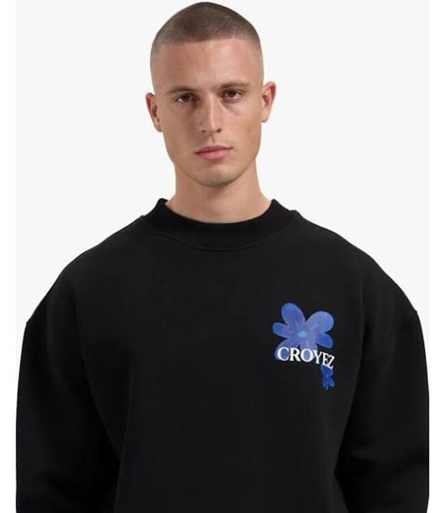 Croyez botanique sweater zwart